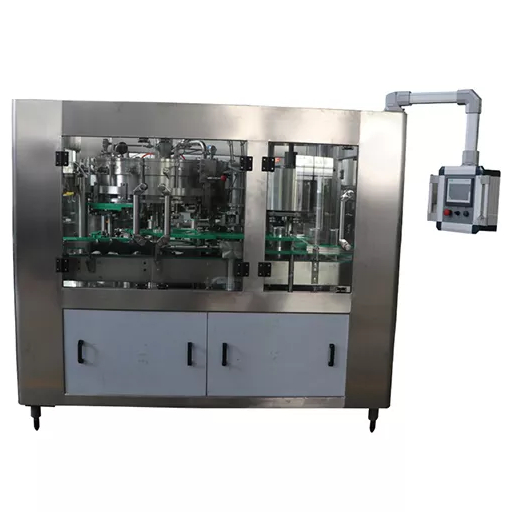 Cần b&aacute;n m&aacute;y đ&oacute;ng g&oacute;i v&agrave; đ&oacute;ng g&oacute;i đồ uống c&oacute; ga đ&oacute;ng chai 3 trong 1 Triblock tự động 